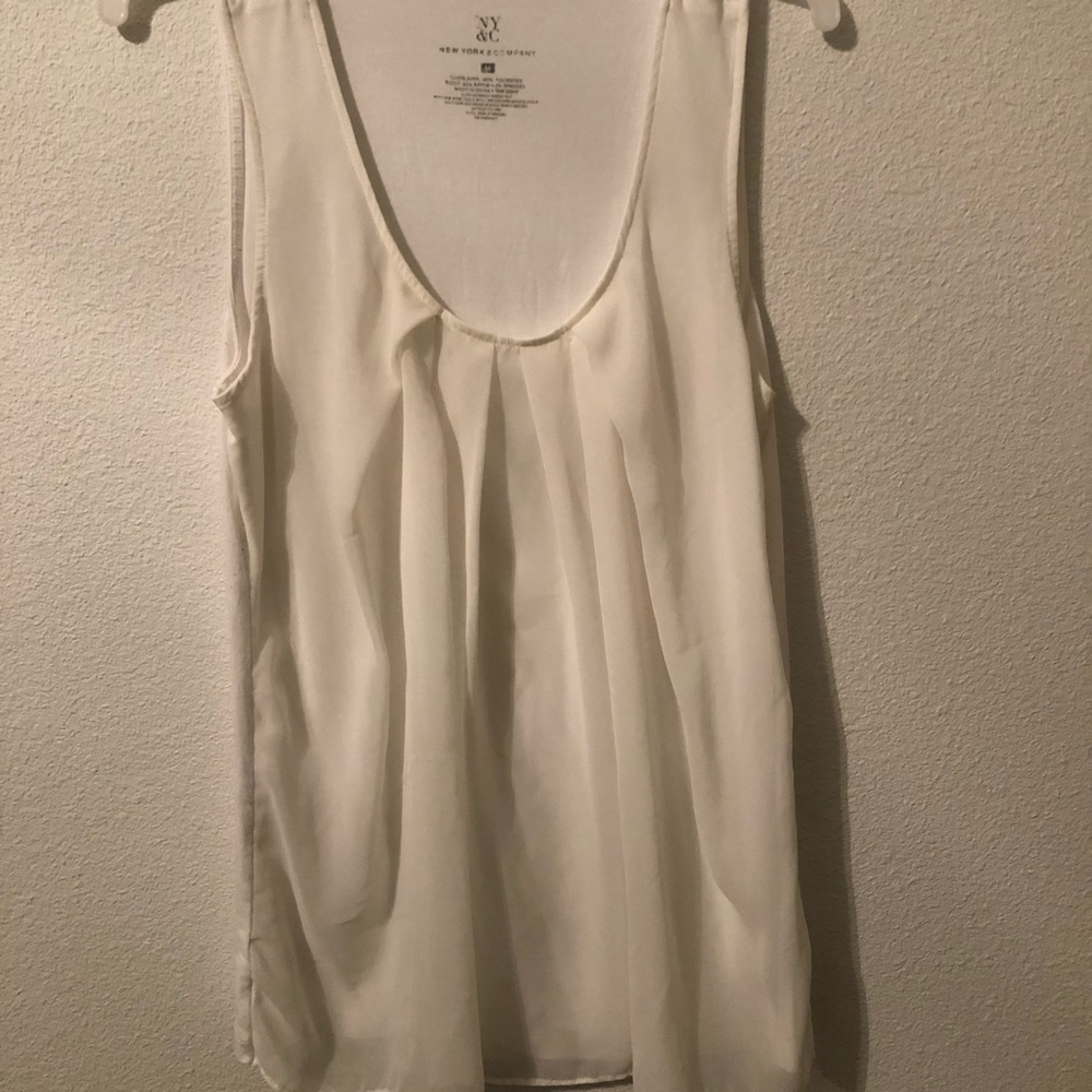 White tank blouse